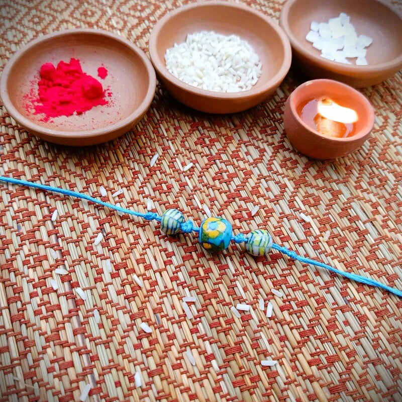 Jaipur Blue Pottery Rakhi Festive Hamper