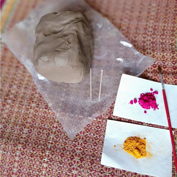 DIY Ganpati Idol Making Kit (delivery outside Delhi/NCR in minimum 3 days)