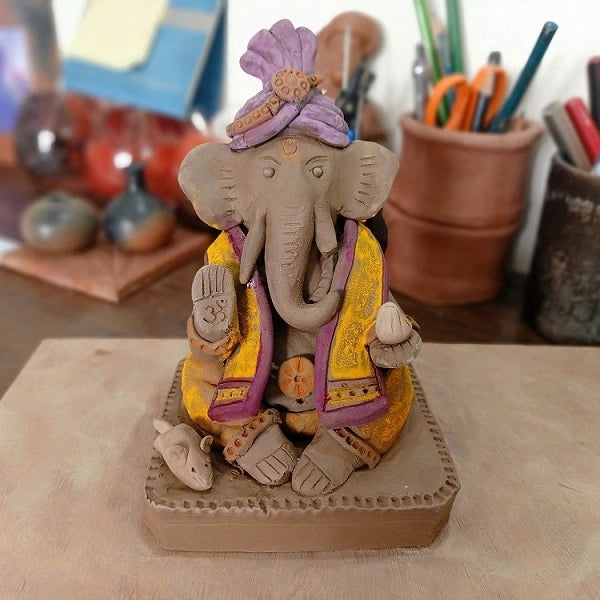 DIY Ganpati Idol Making Kit (delivery outside Delhi/NCR in minimum 3 days)