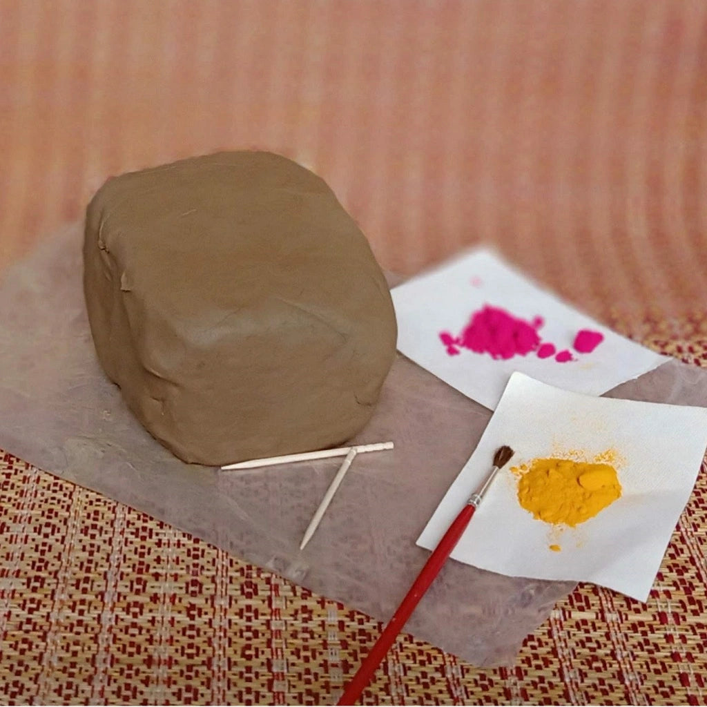 DIY Ganpati Idol Making Kit (delivery outside Delhi/NCR in minimum 3 days)