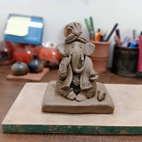 DIY Ganpati Idol Making Kit (delivery outside Delhi/NCR in minimum 3 days)