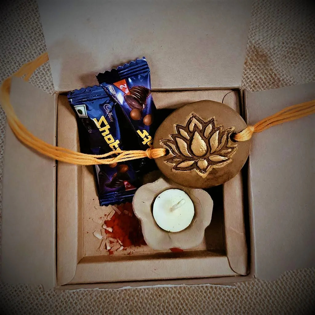 'Kamal' Plantable Seed Rakhi Hamper