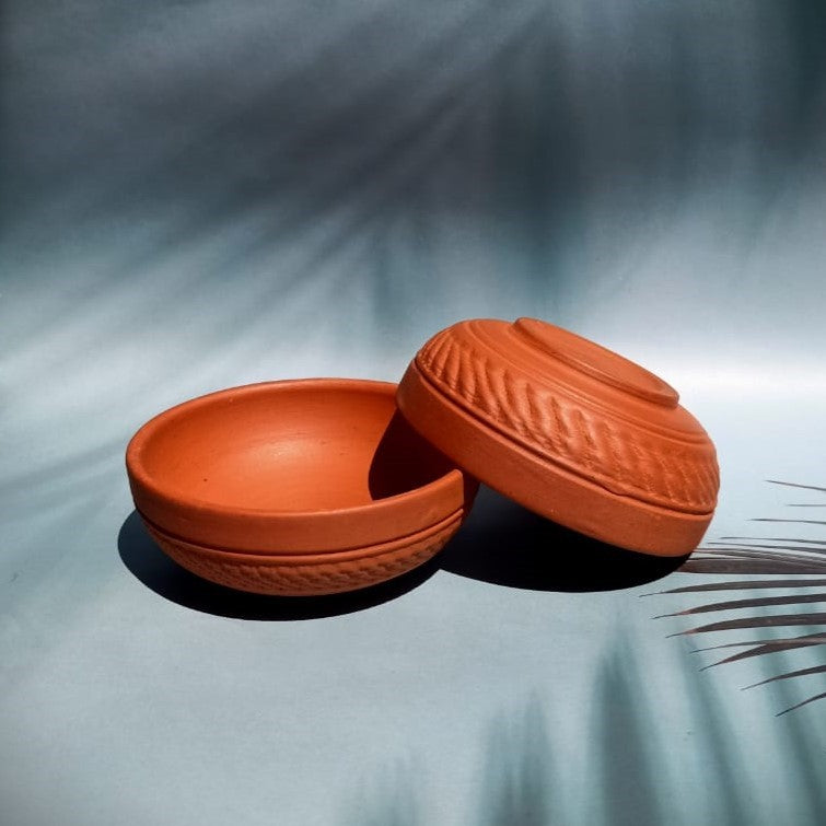 Kolkata Handcrafted Terracotta Snack Bowls Set of 2