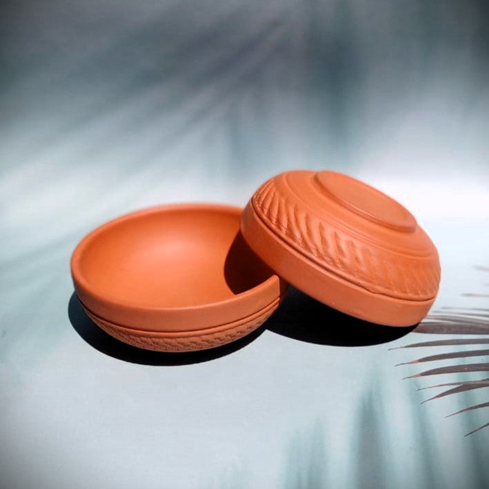 Kolkata Handcrafted Terracotta Snack Bowls Set of 2