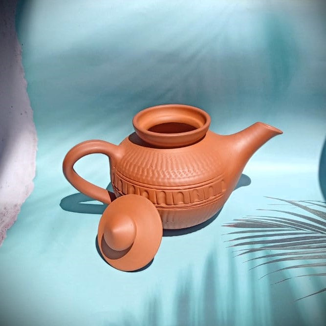 Sustainable Kolkata Handcrafted Terracotta Pottery Tea Set