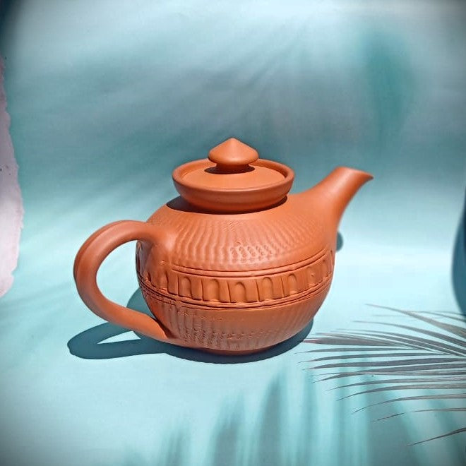 Sustainable Kolkata Handcrafted Terracotta Pottery Tea Set