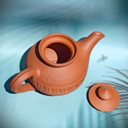 Sustainable Kolkata Handcrafted Terracotta Pottery Tea Set