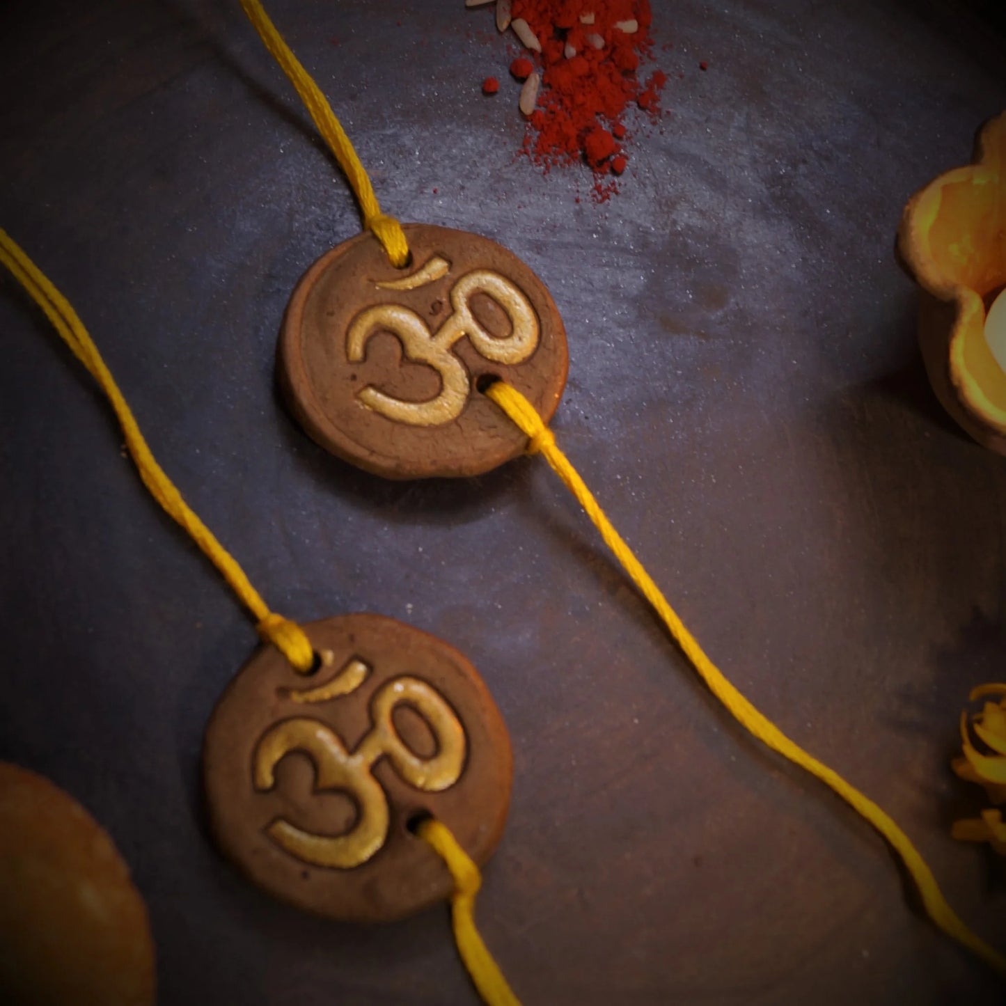 'Om' Plantable Seed Rakhi Set