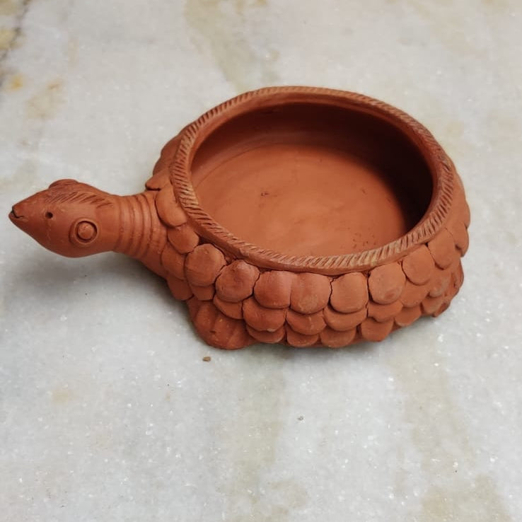 Handcrafted Tortise Uruli Molela Terracotta Mural Craft