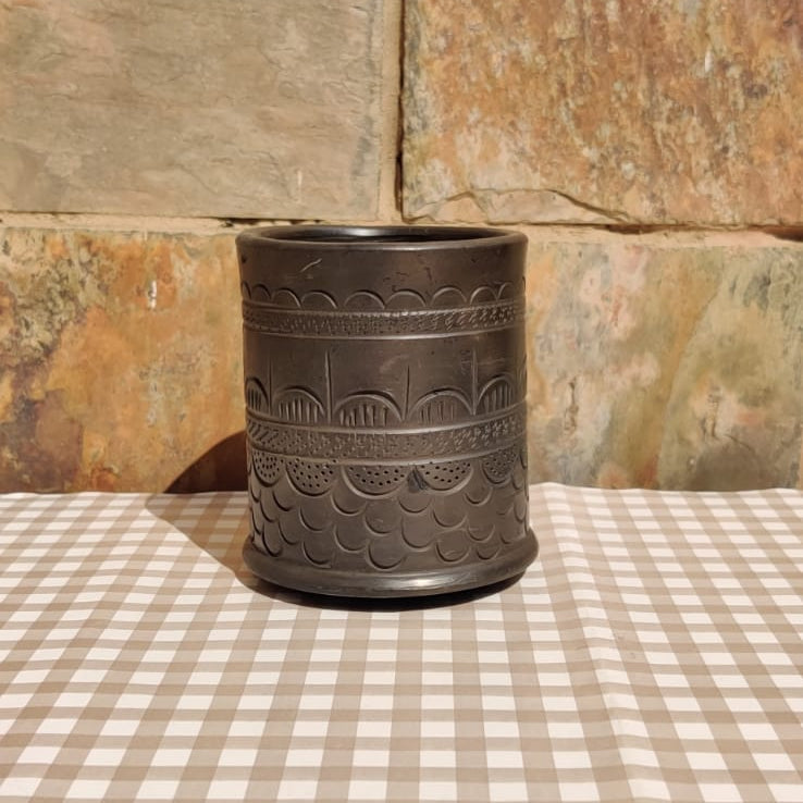 Sawai Madhopur Black Pottery Pen cum Cutlery Holder