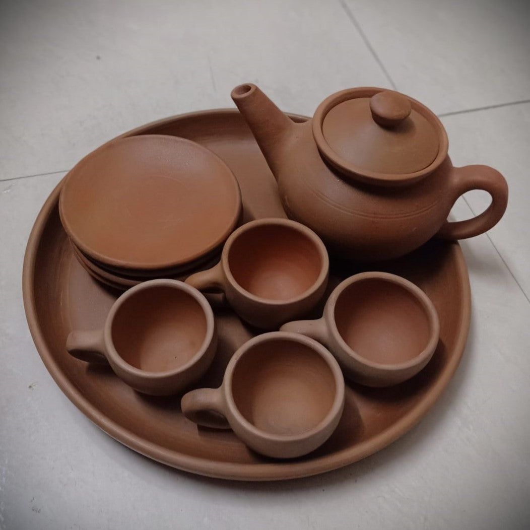 Nizamabad Clay Pottery Teaset for 4