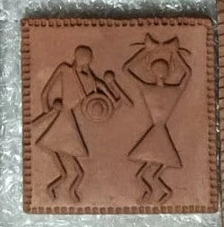 Terracotta Warli Art Inspired Wall Frame