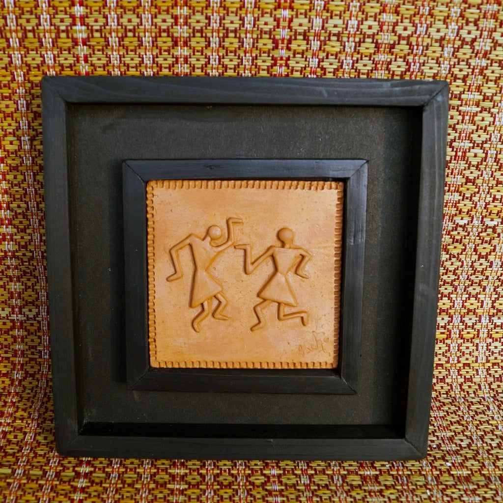 Terracotta Warli Art Inspired Wall Frame