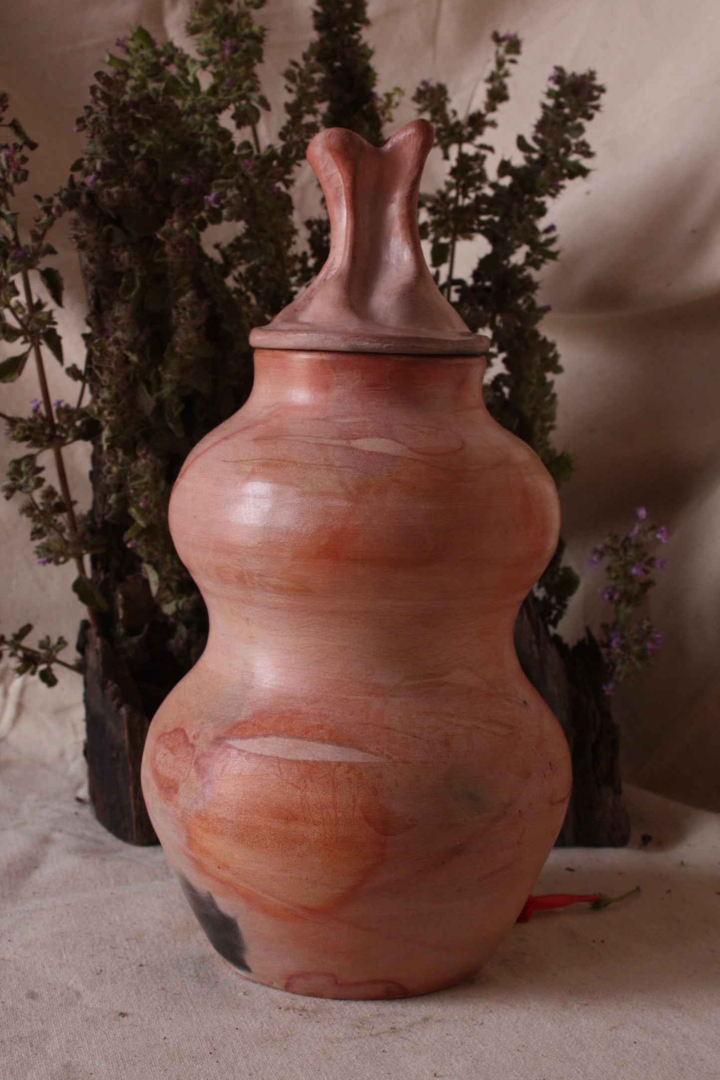 Pitfire Medium Pot With Lid 75