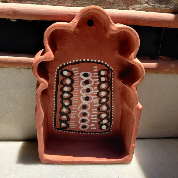 Hand-Painted Kutch Pottery Miniature Wall Hanging