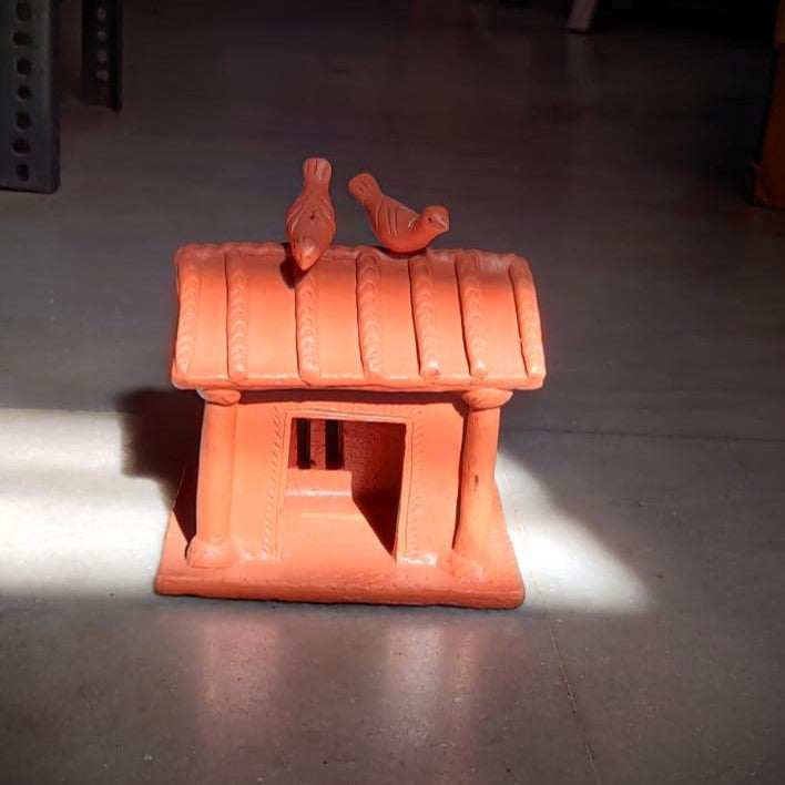 MP Terracotta Craft Birdhouse Rectangular