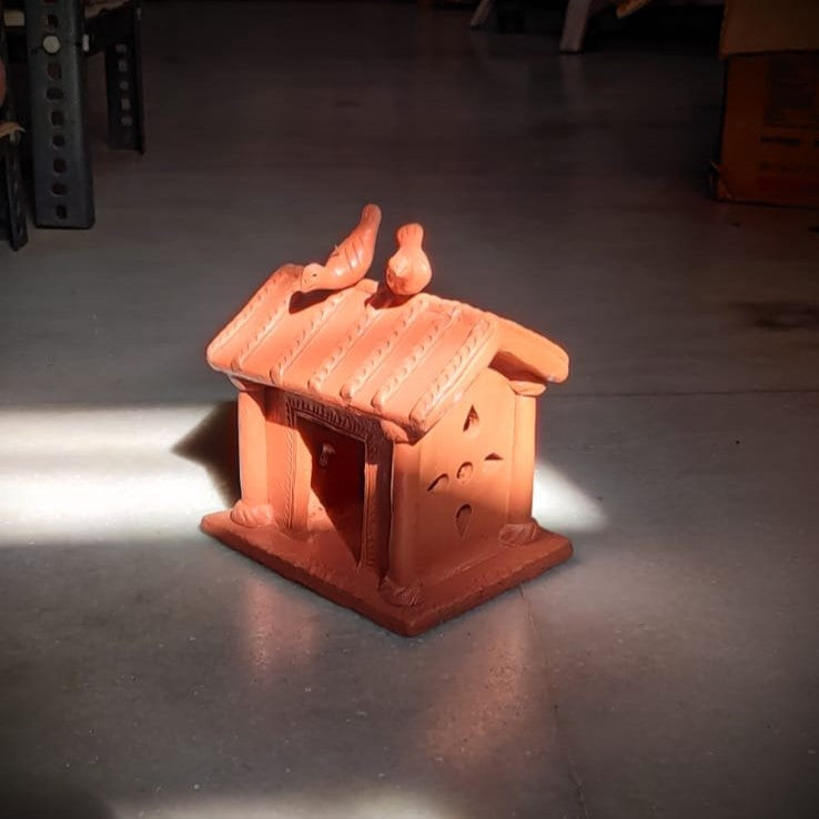 MP Terracotta Craft Birdhouse Rectangular