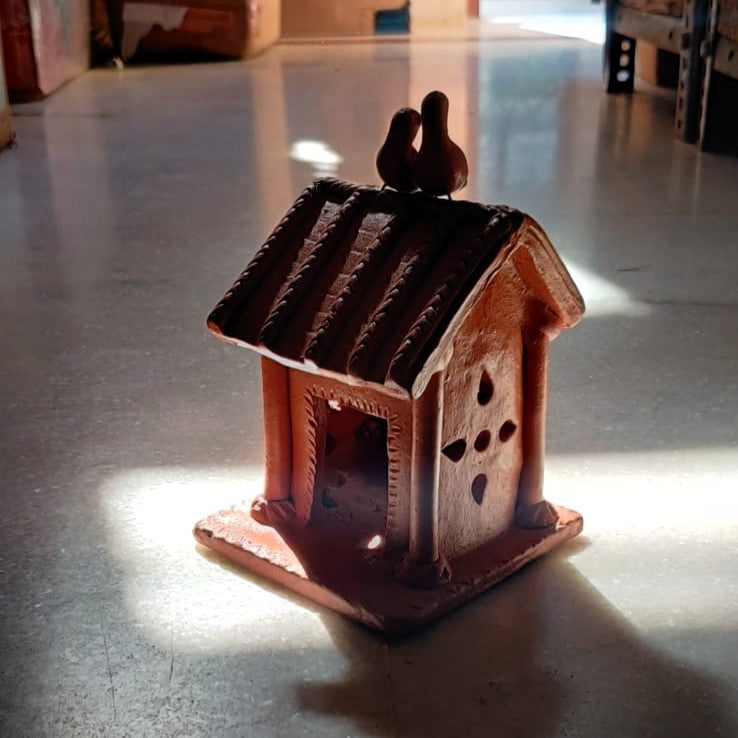 MP Terracotta Craft Birdhouse Rectangular