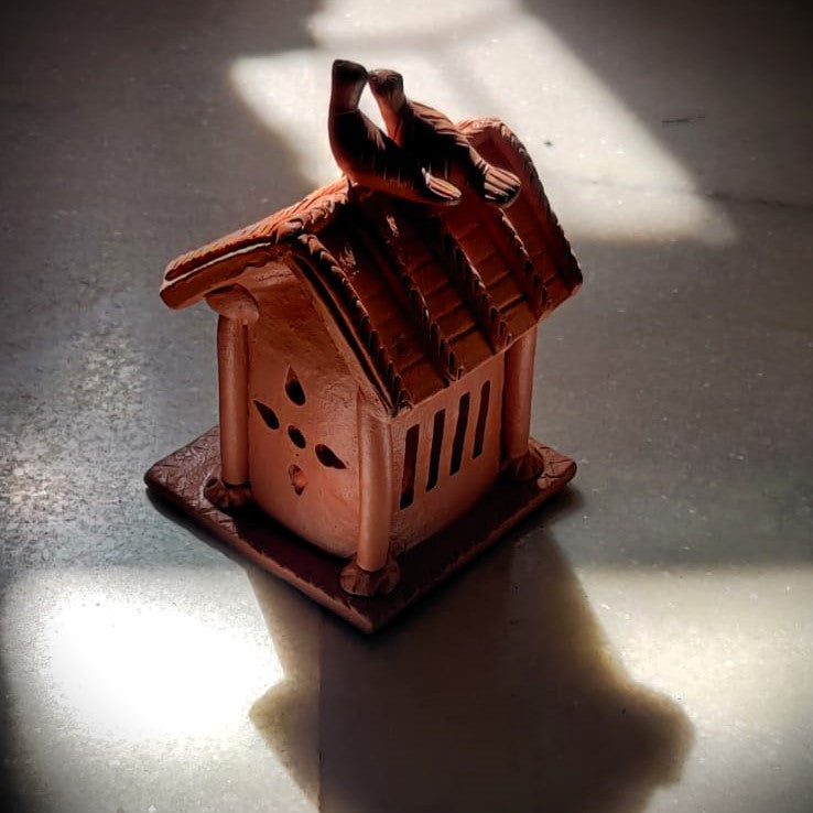 MP Terracotta Craft Birdhouse Rectangular