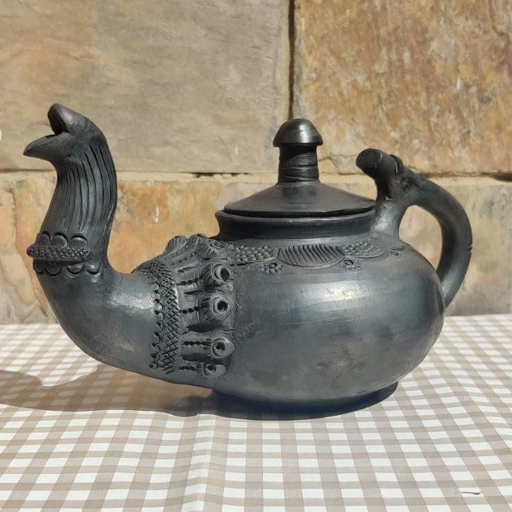 Sawai Madhopur Black Pottery Teapot 1