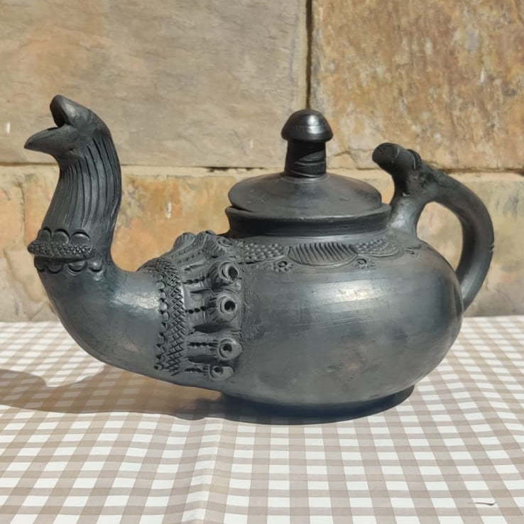 Sawai Madhopur Black Pottery Teapot 1