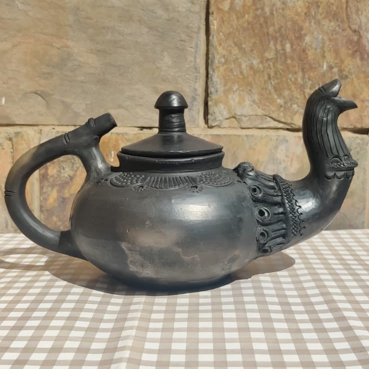 Sawai Madhopur Black Pottery Teapot 1
