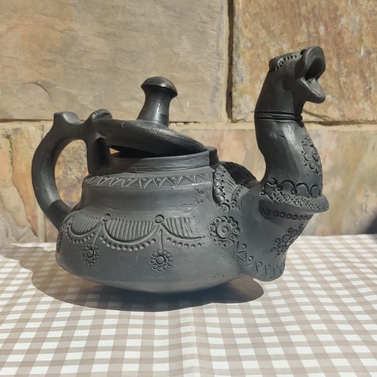 Sawai Madhopur Black Pottery Teapot 2