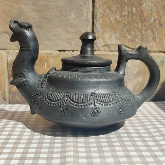Sawai Madhopur Black Pottery Teapot 2