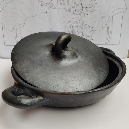 Longpi Black Pottery Cook & Serve Casserole