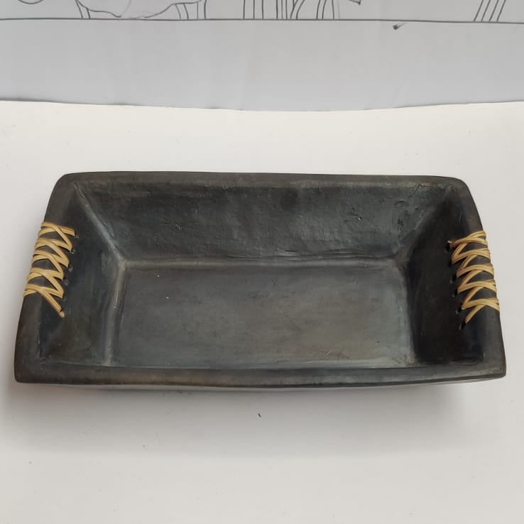 Longpi Black Pottery Snack Platter