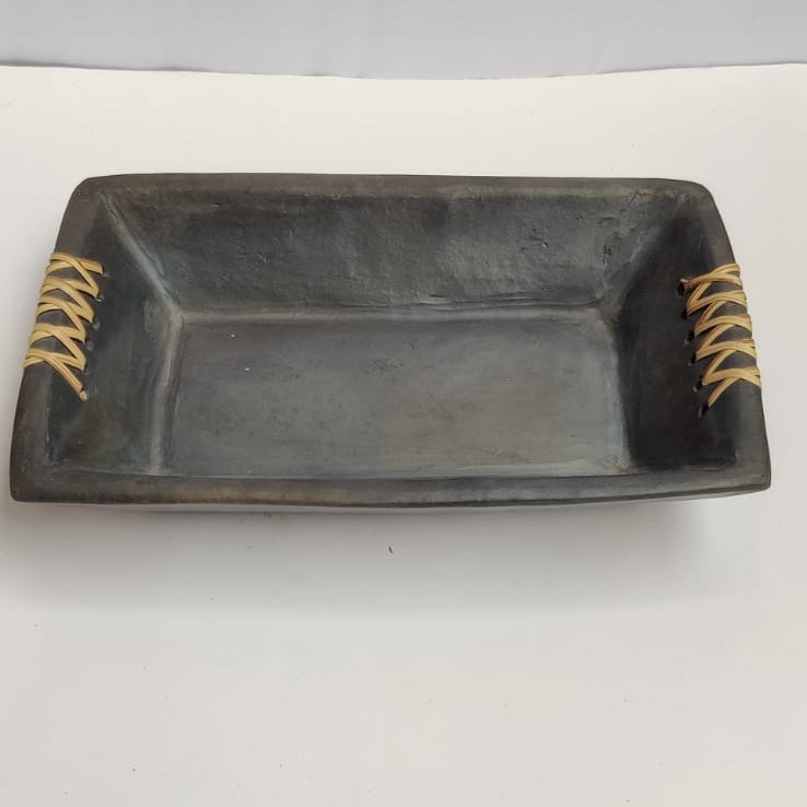 Longpi Black Pottery Snack Platter