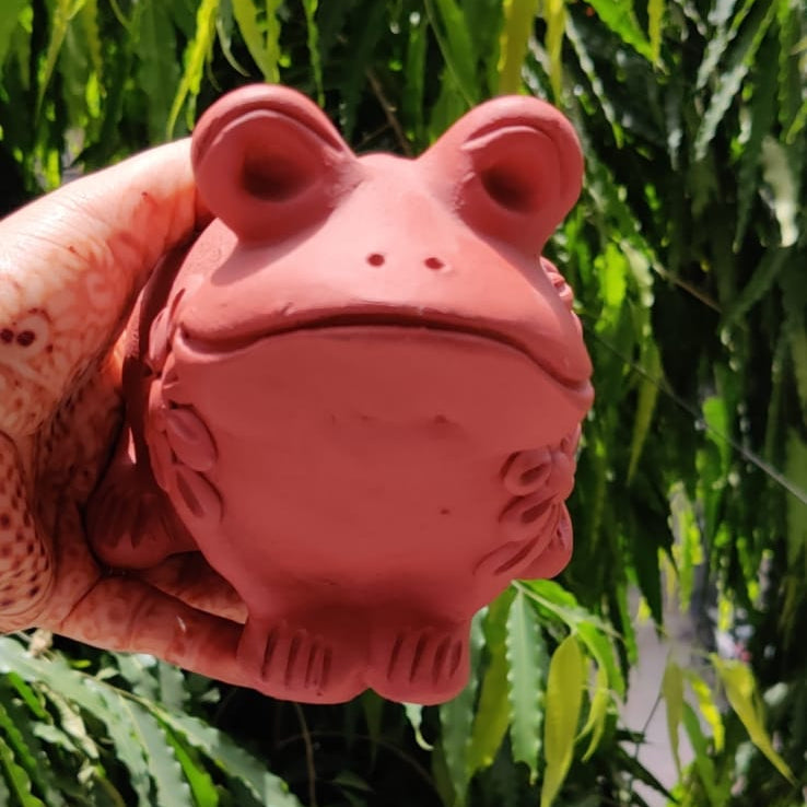 Rajasthan Terracotta Frog Planter 2