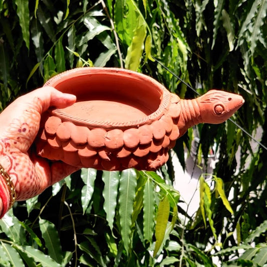 Handcrafted Tortise Uruli Molela Terracotta Mural Craft