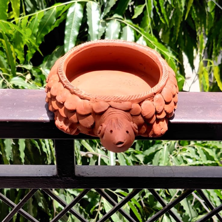 Handcrafted Tortise Uruli Molela Terracotta Mural Craft