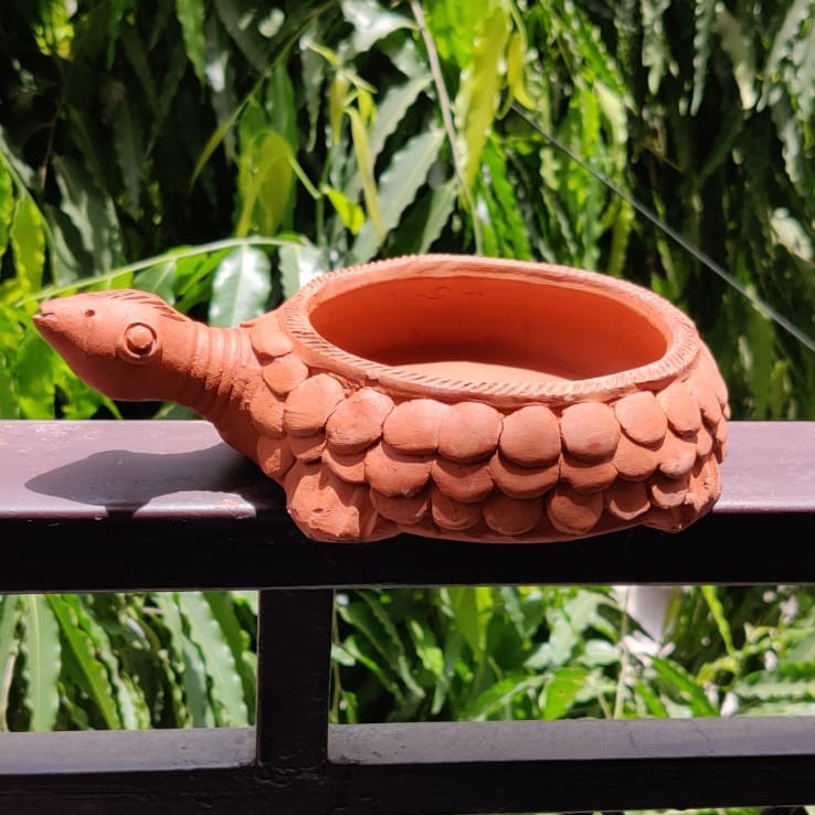 Handcrafted Tortise Uruli Molela Terracotta Mural Craft