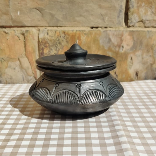 Sawai Madhopur Black Pottery Namak Dani
