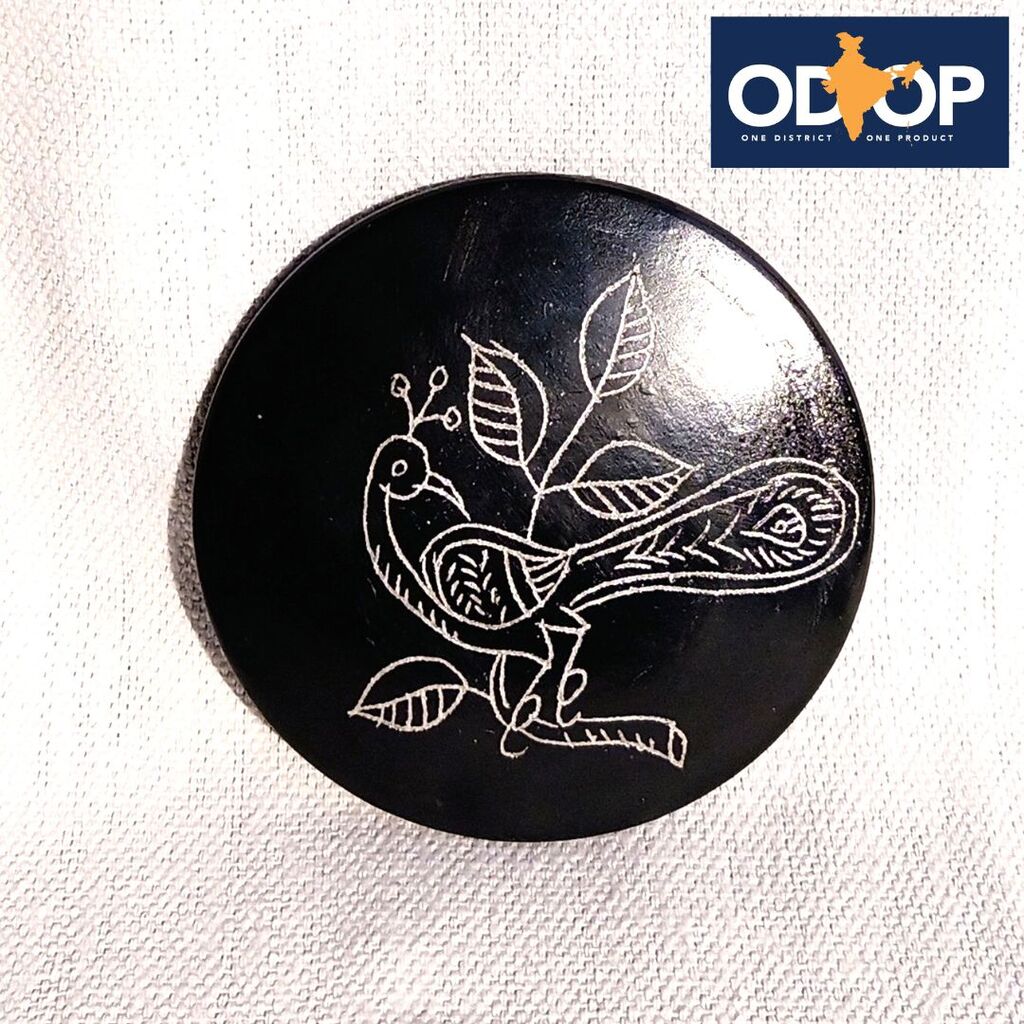 Nizamabad Black Pottery Craft Fridge Magnet
