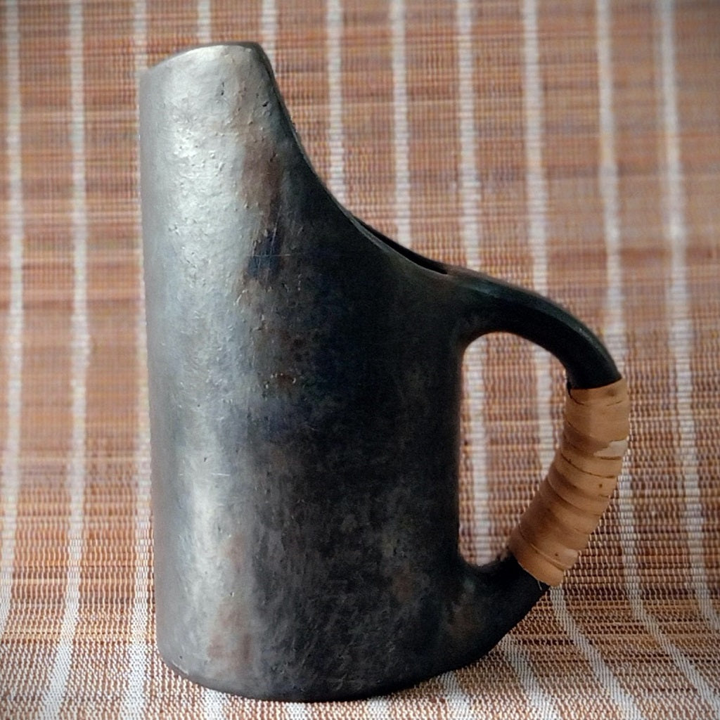 Longpi Black Pottery Jug