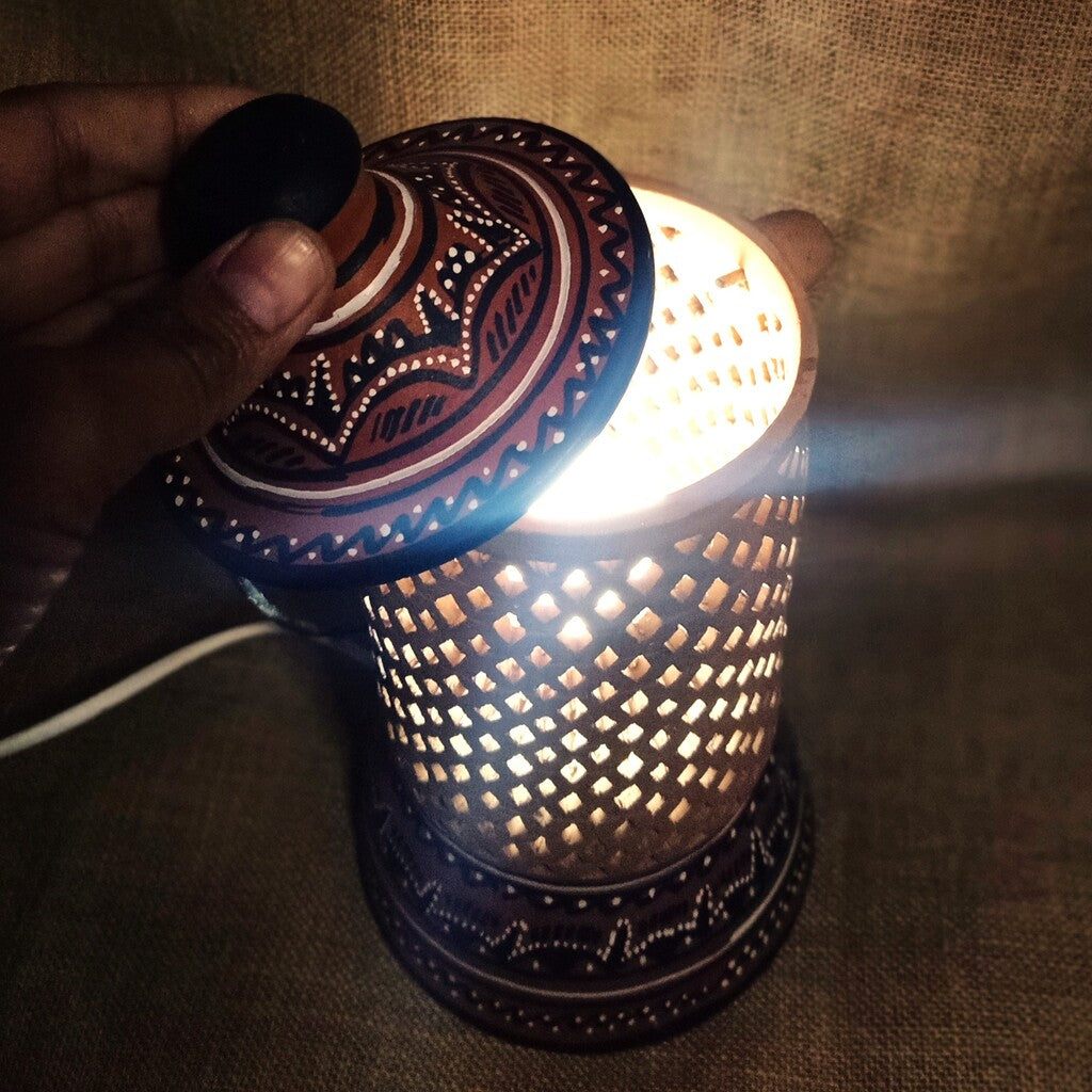 Kutch Hand-Painted Cutwork Lantern