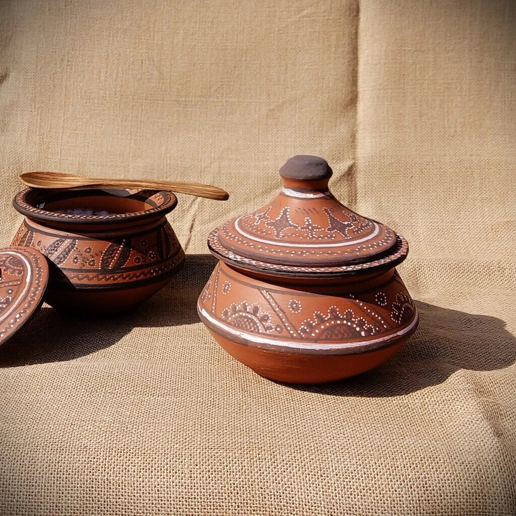 Kutch Painted Pottery Dahi-Handi