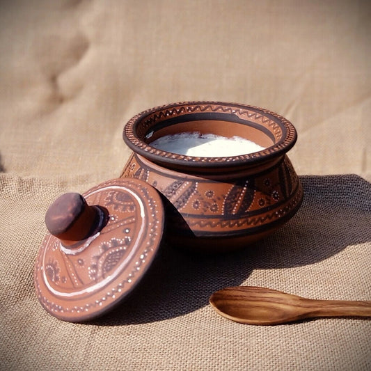 Kutch Painted Pottery Dahi-Handi