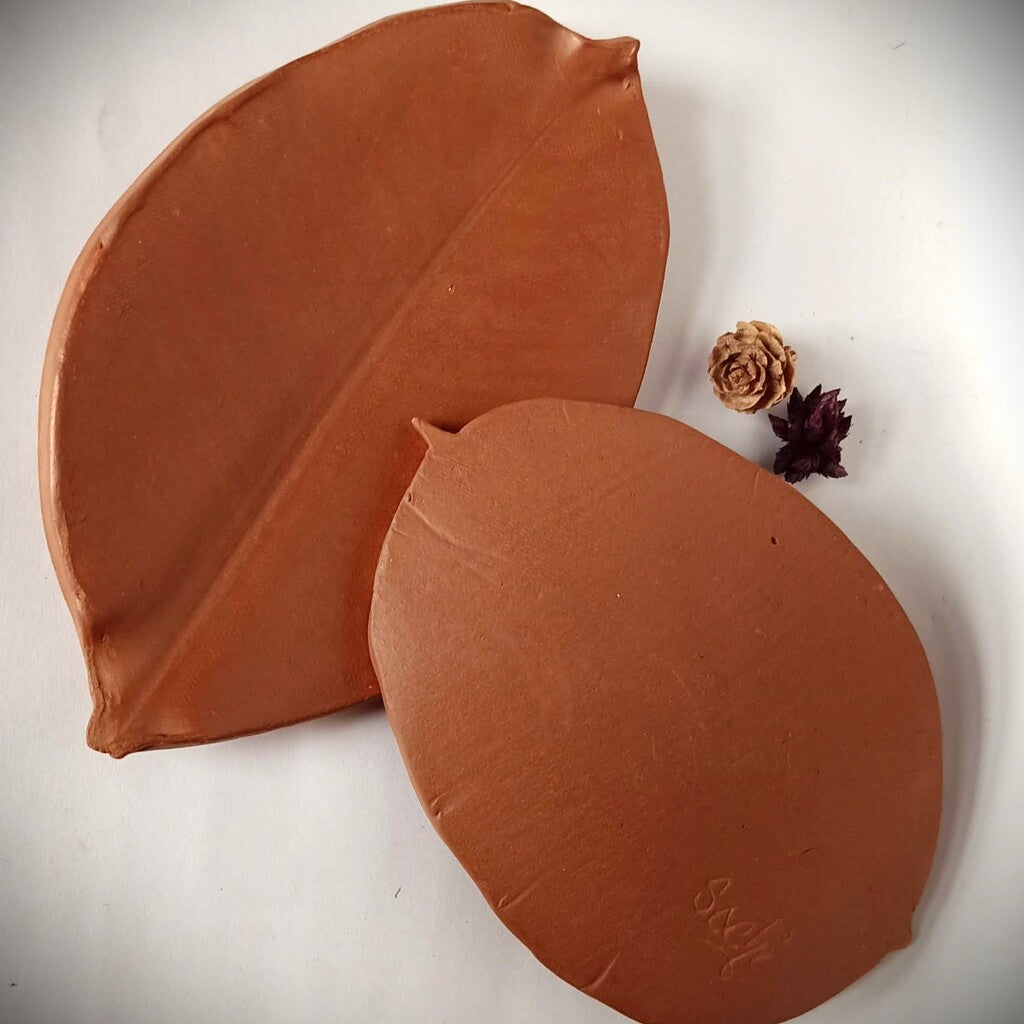 Handcrafted Terracotta Little Leaf Trinket Platter