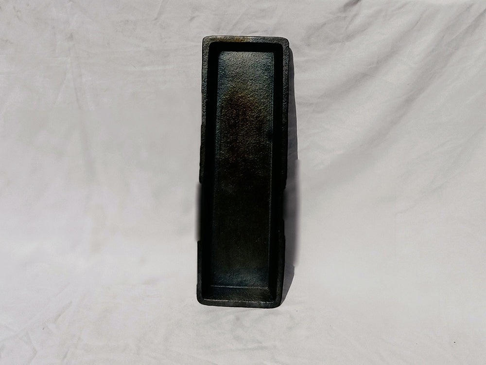 Longpi Black Pottery Tray Long