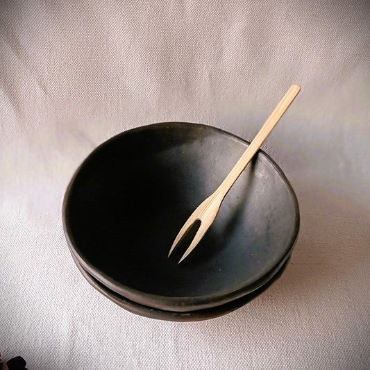 Longpi Black Pottery Soup Bowl